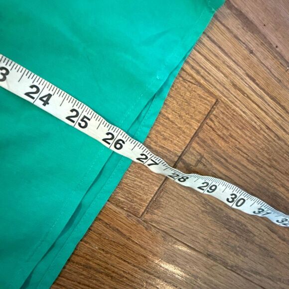 J.Jill 100% silk green button down shirt size small - Picture 5 of 7